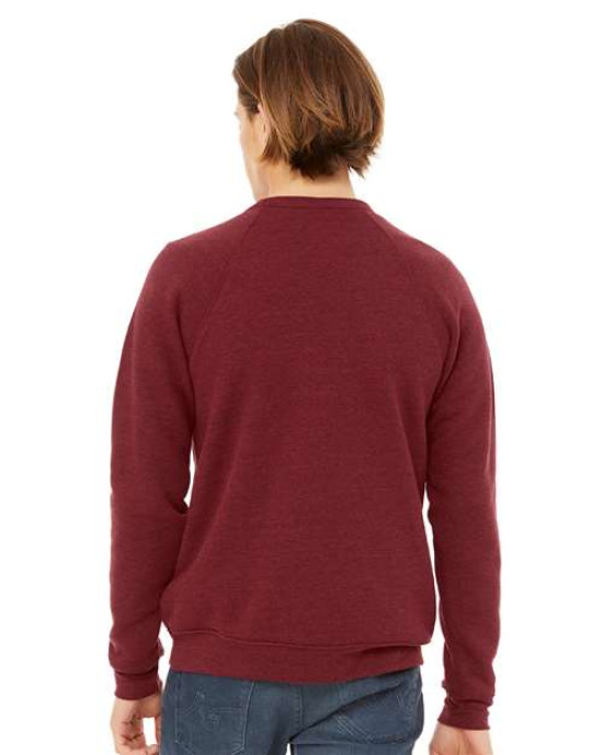 Unisex Sponge Fleece Raglan Crewneck Sweatshirt