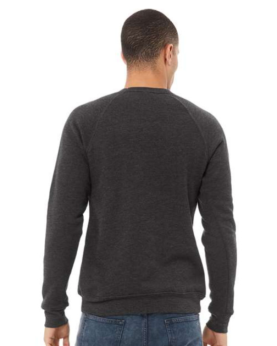 Unisex Sponge Fleece Raglan Crewneck Sweatshirt