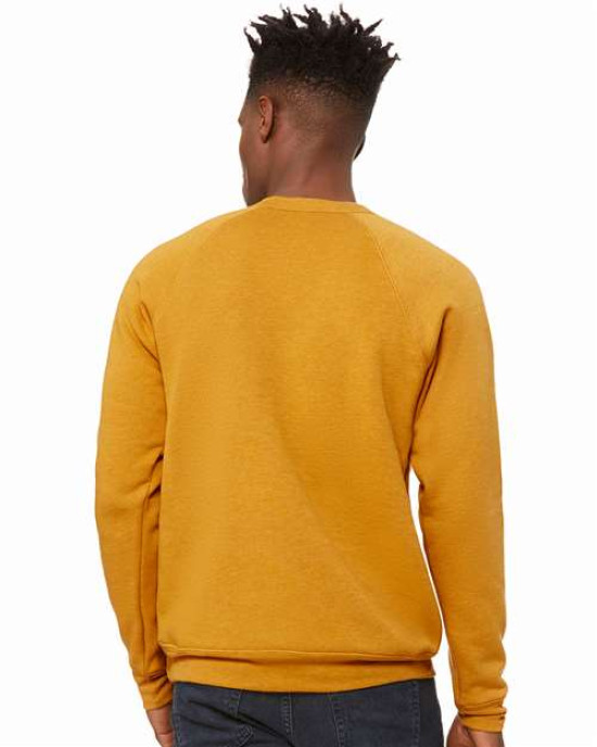 Unisex Sponge Fleece Raglan Crewneck Sweatshirt