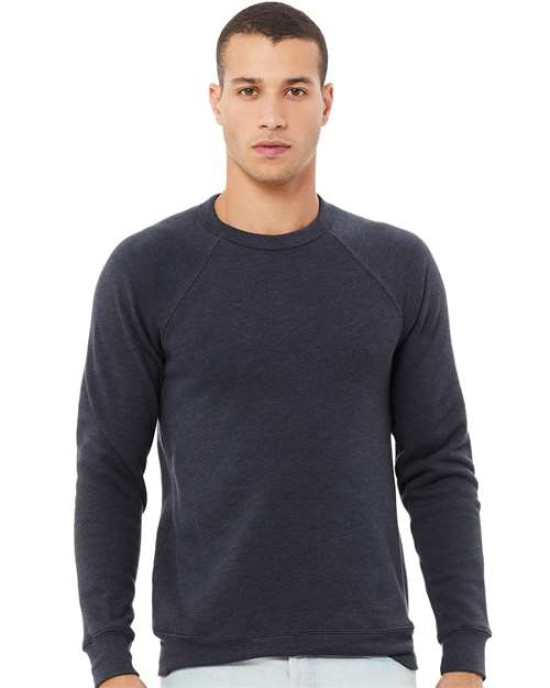 Unisex Sponge Fleece Raglan Crewneck Sweatshirt
