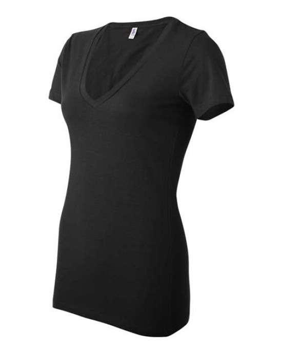 Women’s Jersey Deep V-Neck Tee