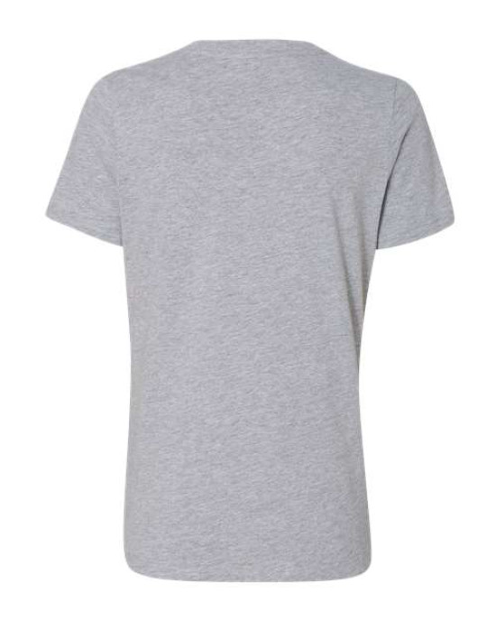 Women's Relaxed Heather CVC V-Neck Tee