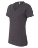 Women's Relaxed Heather CVC V-Neck Tee