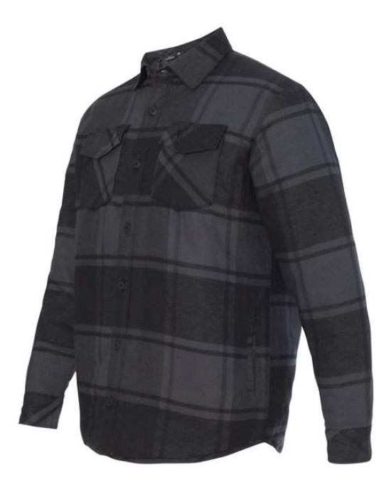 Men's Quilted Flannel Shirt Jacket