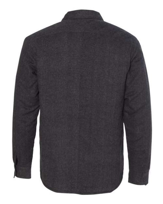 Men's Quilted Flannel Shirt Jacket