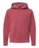 Youth Garment-Dyed Lightweight Fleece Hooded Sweatshirt