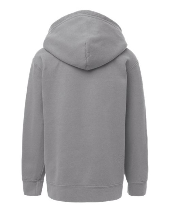 Youth Garment-Dyed Lightweight Fleece Hooded Sweatshirt
