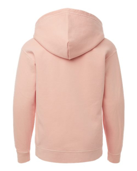 Youth Garment-Dyed Lightweight Fleece Hooded Sweatshirt