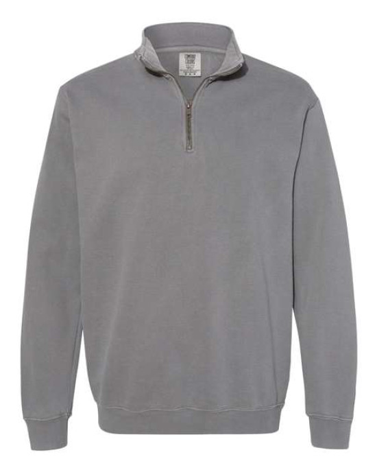 Unisex Garment-Dyed Quarter-Zip Sweatshirt