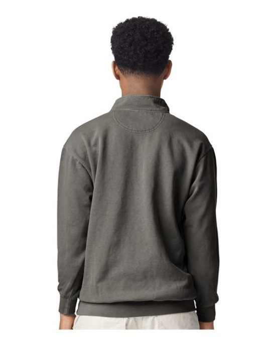 Unisex Garment-Dyed Quarter-Zip Sweatshirt
