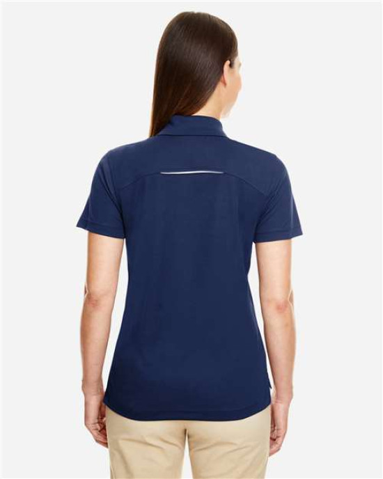 Women's Radiant Performance Piqué Polo with Reflective Piping