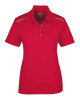 Women's Radiant Performance Piqué Polo with Reflective Piping