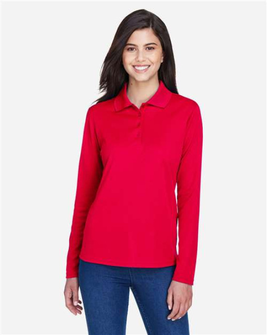 Women's Pinnacle Performance Long Sleeve Piqué Polo