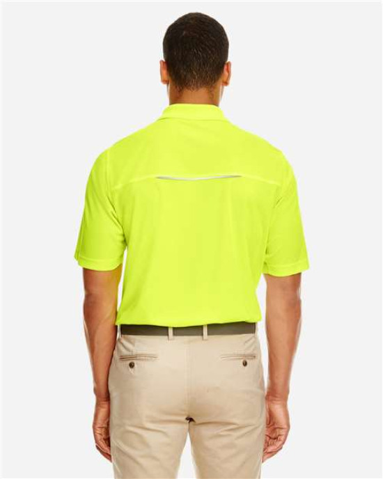 Men's Radiant Performance Piqué Polo with Reflective Piping