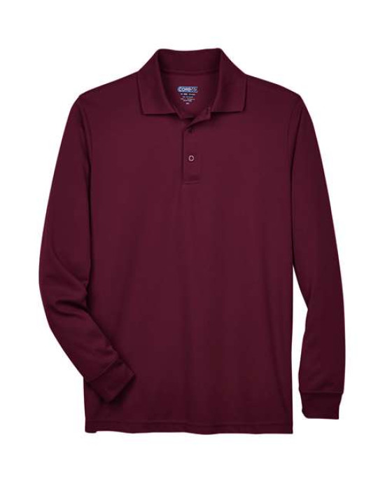 Men's Pinnacle Performance Long Sleeve Piqué Polo