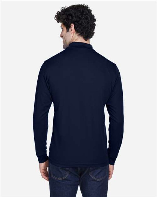 Men's Pinnacle Performance Long Sleeve Piqué Polo