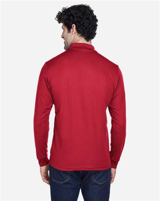 Men's Pinnacle Performance Long Sleeve Piqué Polo