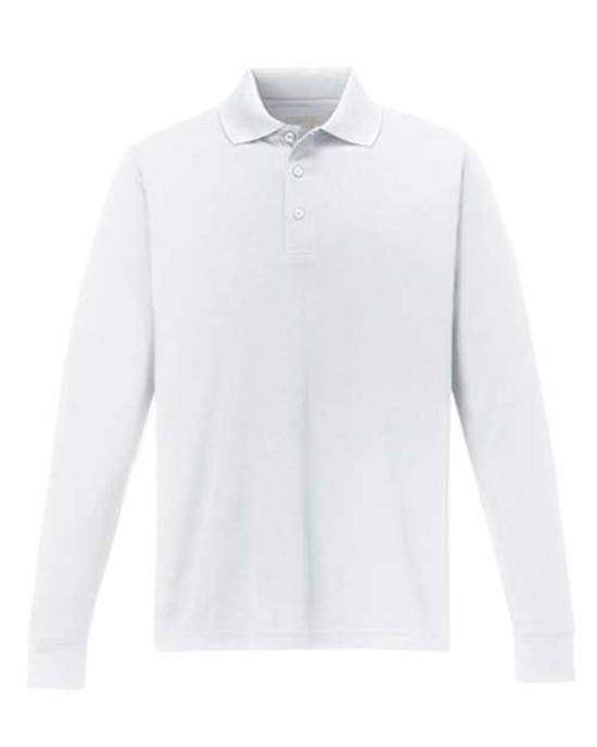 Men's Pinnacle Performance Long Sleeve Piqué Polo