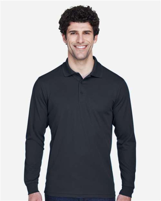 Men's Tall Pinnacle Performance Long Sleeve Piqué Polo