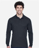 Men's Tall Pinnacle Performance Long Sleeve Piqué Polo