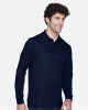 Men's Tall Pinnacle Performance Long Sleeve Piqué Polo