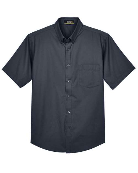 Men's Optimum Short Sleeve Twill Dress Shirt