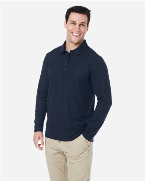 Men's Fusion ChromaSoft™ Long Sleeve Pique Polo