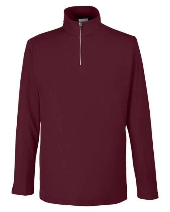 Men's Fusion ChromaSoft™ Pique Quarter-Zip Pullover
