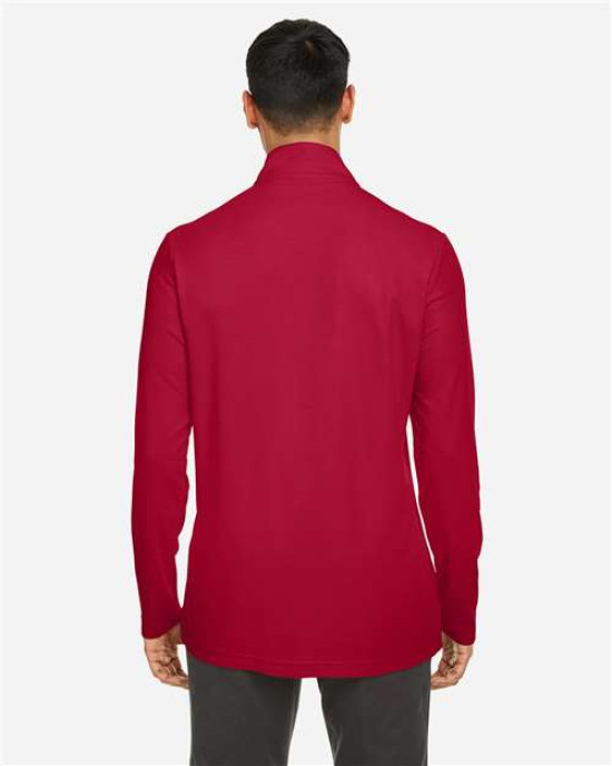 Men's Fusion ChromaSoft™ Pique Quarter-Zip Pullover