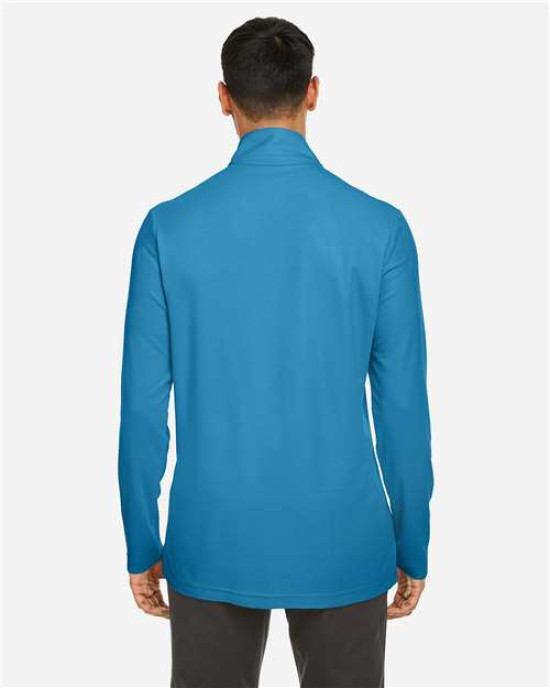 Men's Fusion ChromaSoft™ Pique Quarter-Zip Pullover