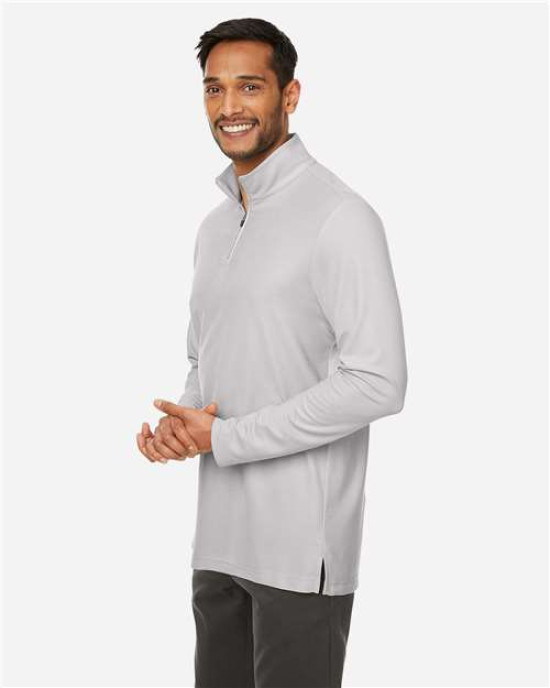 Men's Fusion ChromaSoft™ Pique Quarter-Zip Pullover