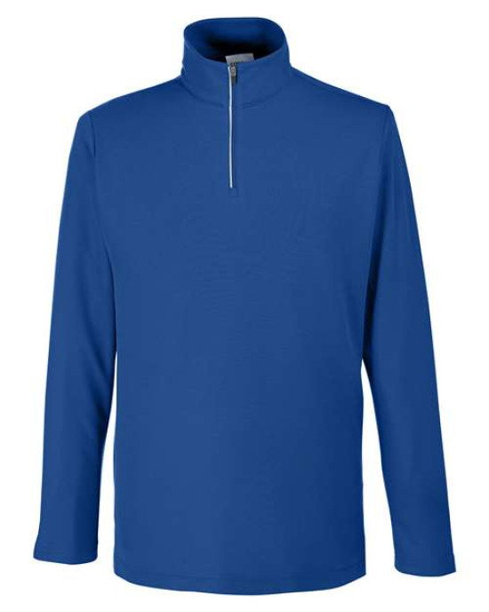 Men's Fusion ChromaSoft™ Pique Quarter-Zip Pullover
