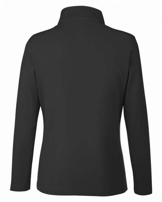 Women's Fusion ChromaSoft™ Pique Quarter-Zip Pullover