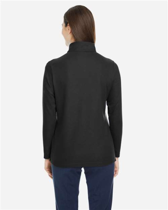 Women's Fusion ChromaSoft™ Pique Quarter-Zip Pullover