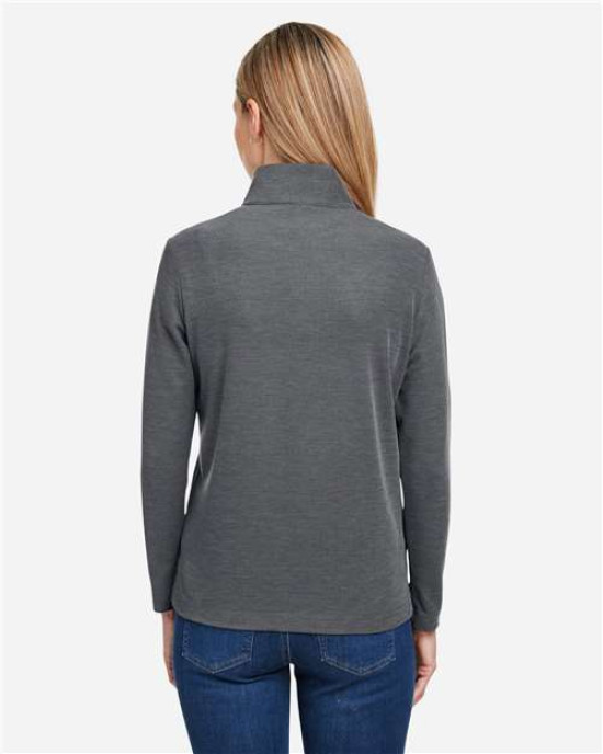 Women's Fusion ChromaSoft™ Pique Quarter-Zip Pullover