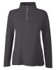 Women's Fusion ChromaSoft™ Pique Quarter-Zip Pullover