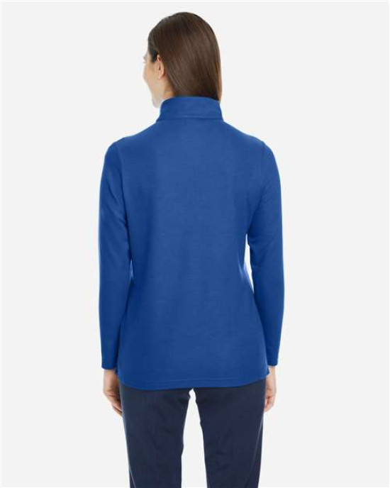 Women's Fusion ChromaSoft™ Pique Quarter-Zip Pullover