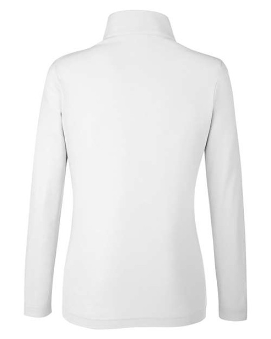 Women's Fusion ChromaSoft™ Pique Quarter-Zip Pullover