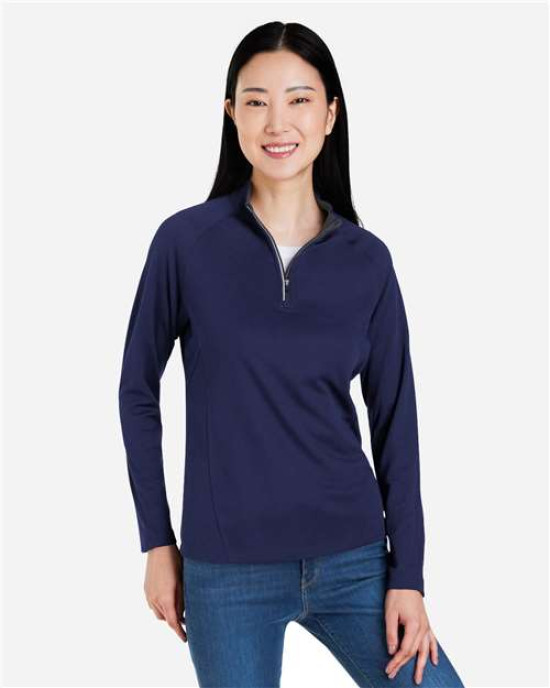 Women's Origin Performance Pique Quarter-Zip Pullover