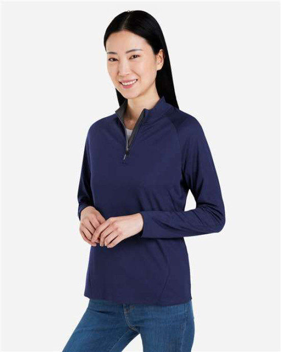 Women's Origin Performance Pique Quarter-Zip Pullover