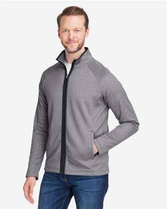 Men's Venture Heathered Stripe Full-Zip