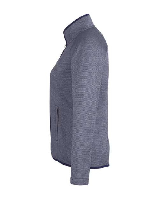 Women's Venture Heathered Stripe Full-Zip