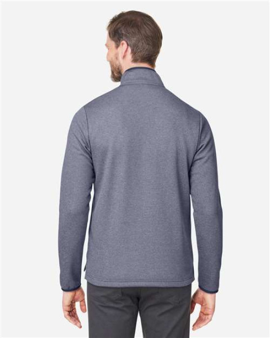 Men's Venture Heathered Stripe Quarter-Zip Pullover