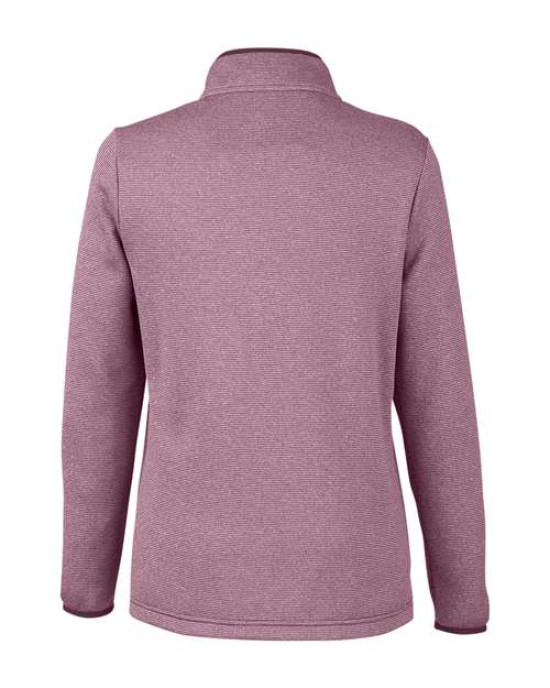 Women's Venture Heathered Stripe Quarter-Zip Pullover