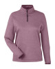 Women's Venture Heathered Stripe Quarter-Zip Pullover