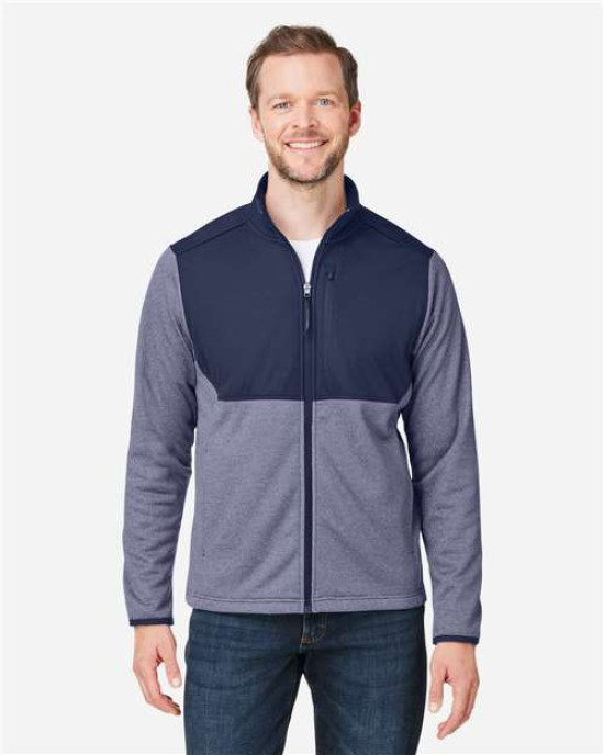 Men's Venture Heathered Stripe Hybrid Jacket