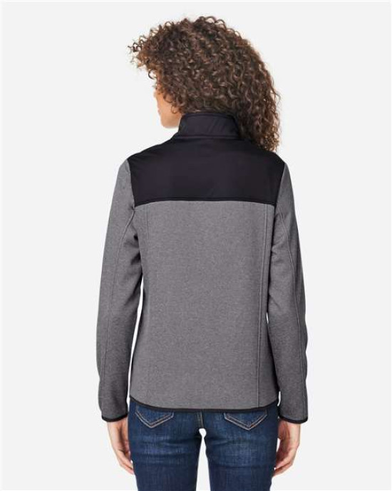 Women's Venture Heathered Stripe Hybrid Jacket