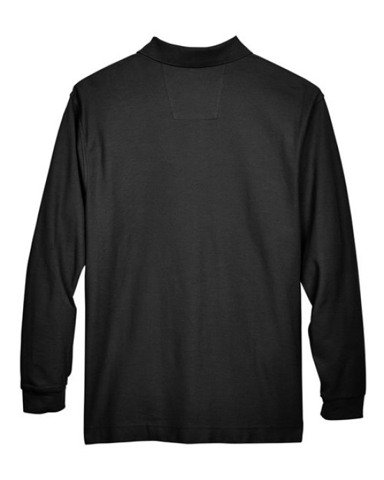 Men's Pima Piqué Long Sleeve Polo