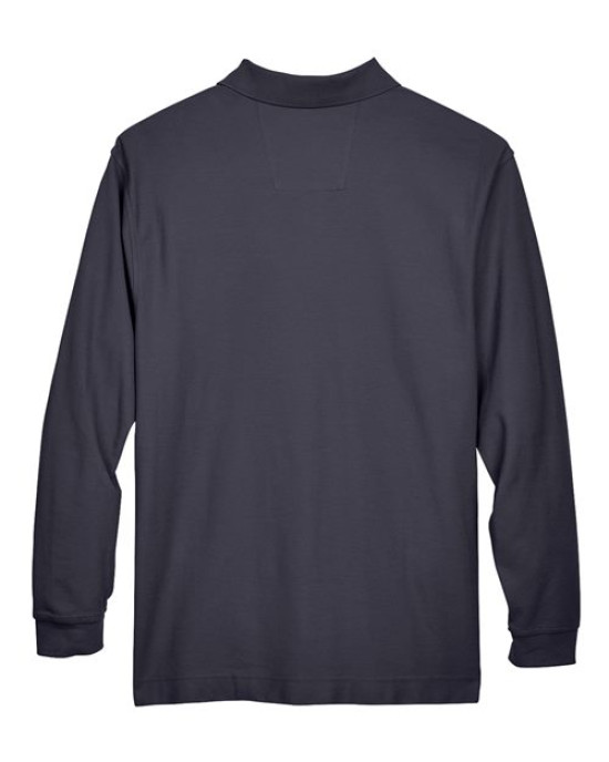 Men's Pima Piqué Long Sleeve Polo