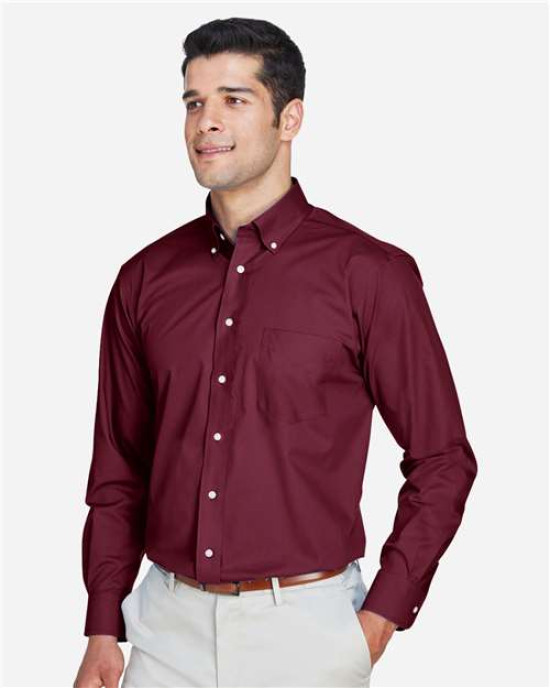 Men's Crown Collection® Broadcloth Woven Dress Shirt